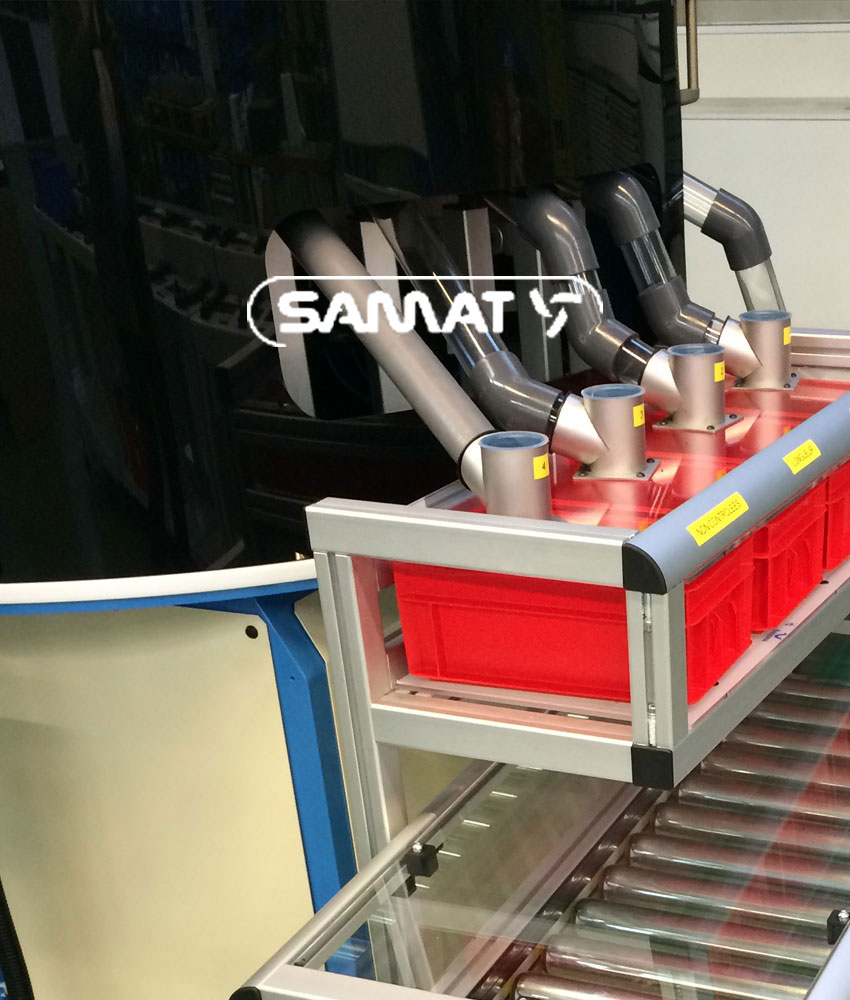 Une machine de tri pour SAMAT